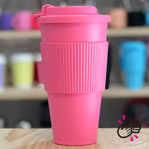 Vaso térmico 400ml para café o té frio/caliente. Eco Friendly - Tienda Clic
